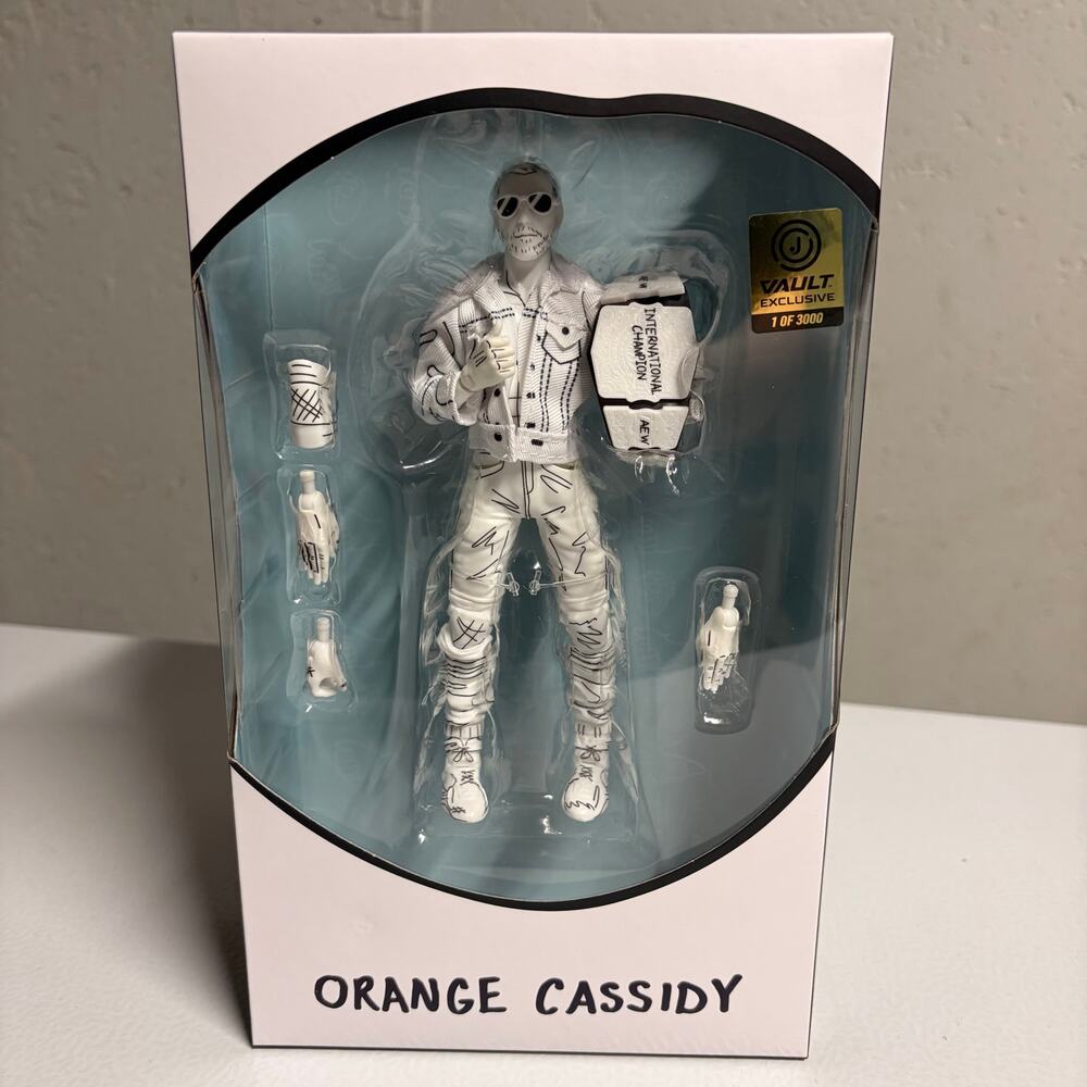 2025 AEW Jazwares Vault Exclusive Orange Cassidy 1/3000